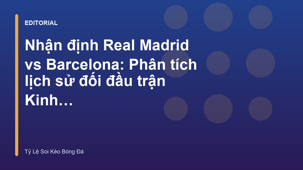 Real Madrid vs Barcelona trong trận El Clasico