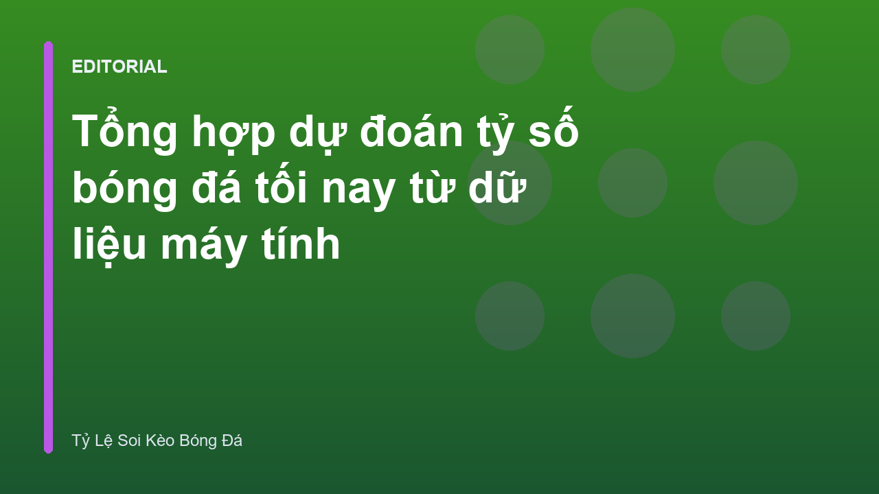 Phân tích dữ liệu bóng đá bằng máy tính